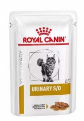 Royal Canin Urinary S/O консервы для кошек кусочки в соусе пауч 85 гр. 